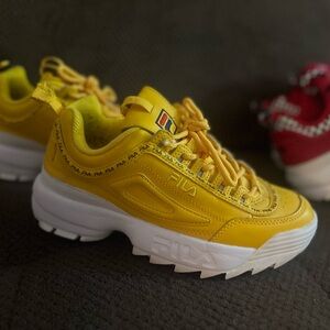 Fila Vibrant Yellow Sneakers